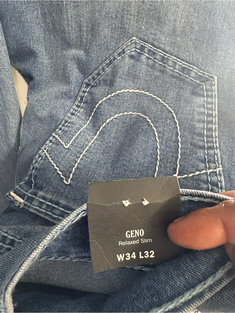 True Religion Light Blue Denim Jacket and Jeans Set